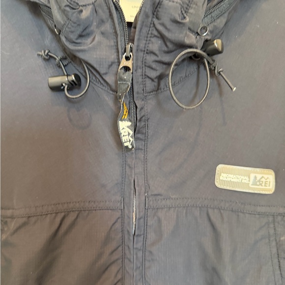 REI Black Windbreaker running, hiking Jacket unisex size small - Picture 9 of 9